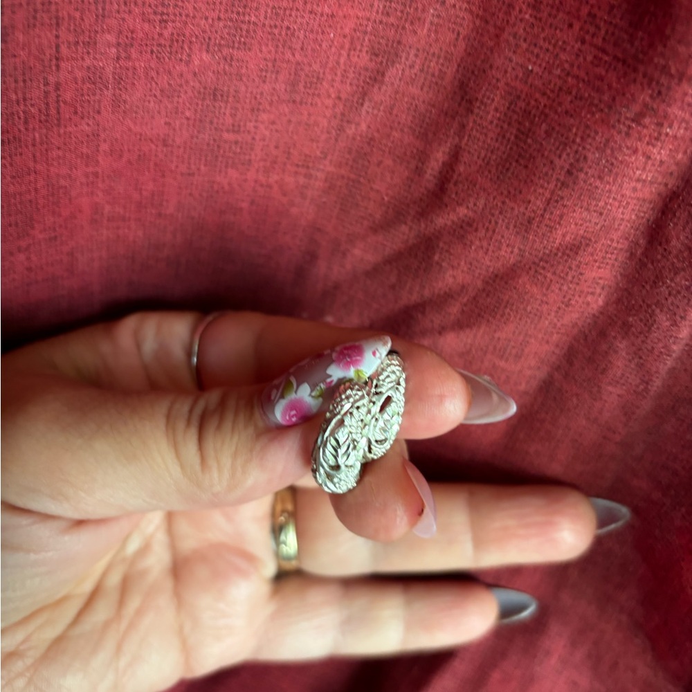 925 Sterling Earrings M-G) marked Silver Earrings